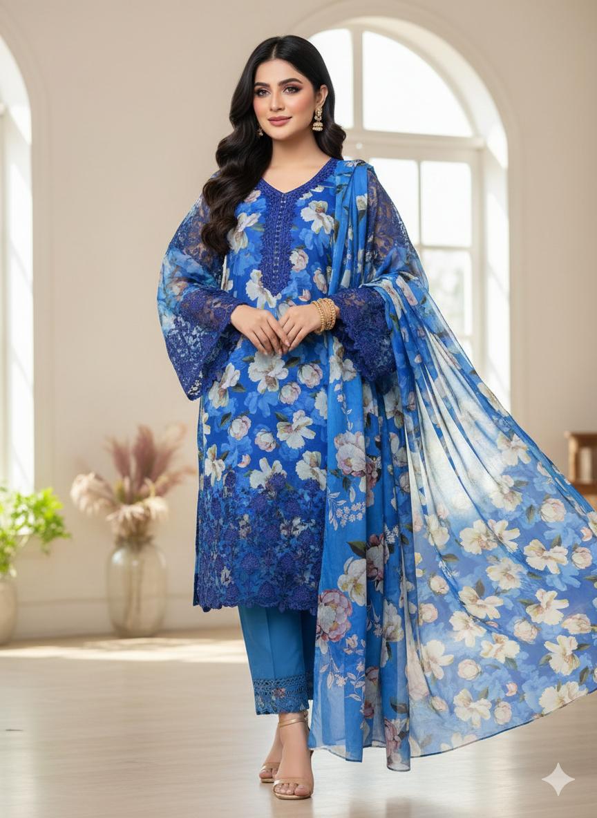 Printed Unstitch Lawn ARC-5